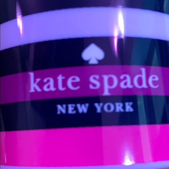 Kate ♠️ Spade NY Lips 👄 Stripe 16oz Thermal Mug - Picture 5 of 8